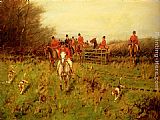 George Wright The Hunt painting